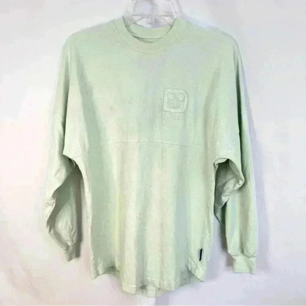 Disney X Spirit Jersey Long Sleeve Raised‎ Lettering Disney World Adult Size XS